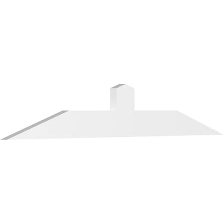 Ekena Millwork Portland Architectural Grade PVC Gable Bracket, 72"W x 12"H x 2"D x 6"F, 4/12 Pitch GBP072X12X0206POR00